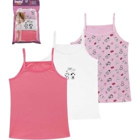 Domikids Cicás-pink lány 3 db-os  trikó szett