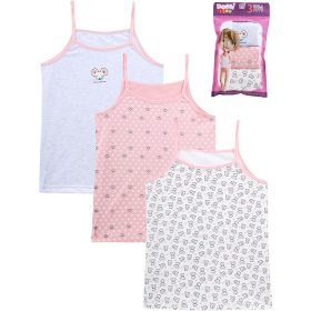   DomiKids Egérkés szürke-rózsaszín kislány 3 db-os trikó szett