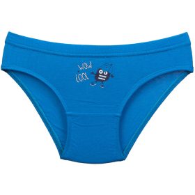   DomiKids Szörnyes kék-szürke fiú 3 db-os alsónadrág szett