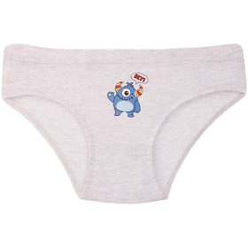   DomiKids Szörnyes szürke-piros fiú 3 db-os alsónadrág szett