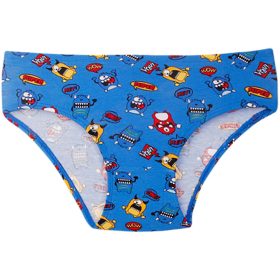   DomiKids Szörnyes szürke-piros fiú 3 db-os alsónadrág szett