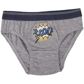   DomiKids Koponyás kék-szürke fiú 2 db-os alsónadrág szett