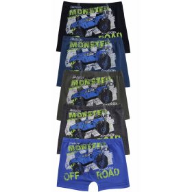 Domikids Monster-kék fiú 5 db-os boxer szett