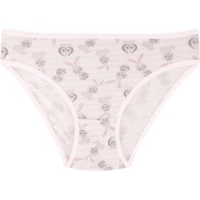 DomiKids Nyuszis-rózsaszín lány 3 db-os bugyi szett