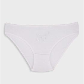 DomiKids Strasszos-csipkés lány 3 db-os bugyi szett