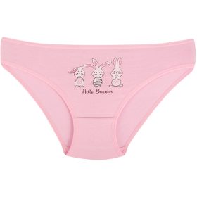 DomiKids Rózsaszín-nyuszis lány 2 db-os bugyi szett