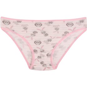 DomiKids Rózsaszín-nyuszis lány 2 db-os bugyi szett