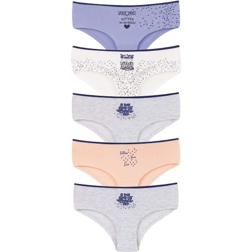 Domikids Feliratos lány 5 db-os bugyi szett