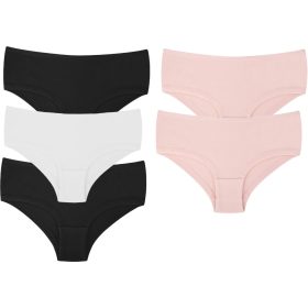 Domikids Fehér-fekete-barack 5 db-os bugyi szett