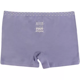 DomiKids Lámás színes lány 6 db-os boxer szett