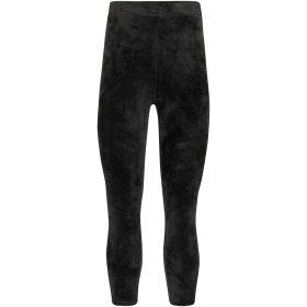 Lovetti Fekete bársony lány leggings