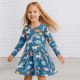 Lovetti Unikornis kék lány ruha