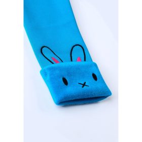 Lovetti Extra meleg nyuszis kék kislány leggings