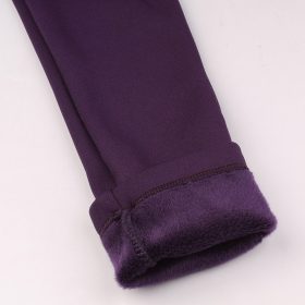 Lovetti Extra meleg sötétlila lány leggings