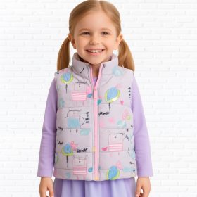 Maibella Állatos szürke kislány mellény