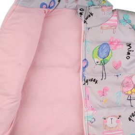 Maibella Állatos szürke kislány mellény