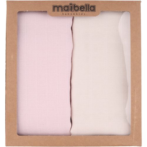 Maibella Ekrü-puncs baba textilpelenka szett