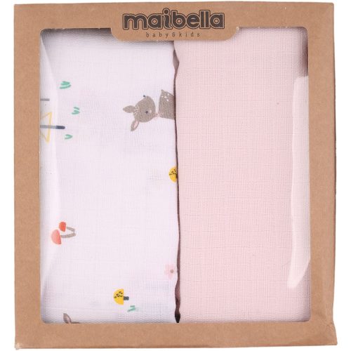 Maibella Őzikés-barack baba textilpelenka szett