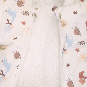 Maibella Állatos ekrü baba overál