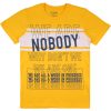 Losan Nobody sárga fiú póló