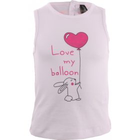 Losan Love my balloon fehér baba felső