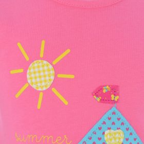 Losan Summer little house rózsaszín baba felső