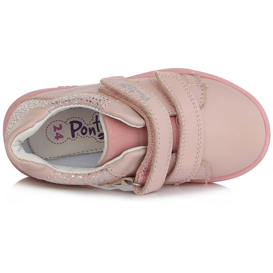 Supinált mintás rózsaszín cipő