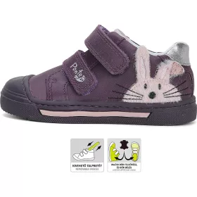 Ponte20 Szupinált Nyuszis bordó kislány cipő