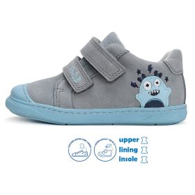 Ponte20 Szupinált Szörnyes szürke kisfiú cipő