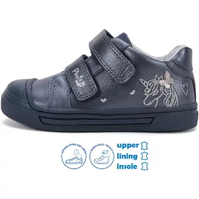 Ponte20 Szupinált Unikornis éjkék kislány cipő