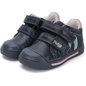 Ponte20 Supinált Szíves éjkék kislány cipő