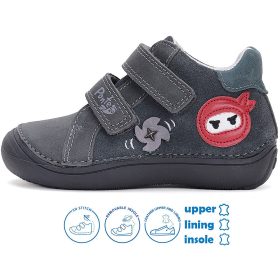 Ponte20 Supinált Ninjás szürke kisfiú cipő