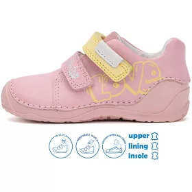 Ponte20 Szupinált Love rózsaszín kislány cipő