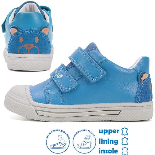 Ponte20 Szupinált Macis kék kisfiú cipő