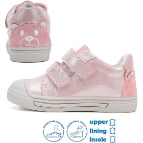   Ponte20 Szupinált Macis csillogó rózsaszín kislány cipő