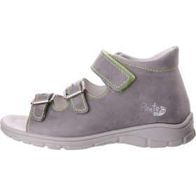 Ponte20 Supinált Zöldcérnás szürke kisfiú szandál