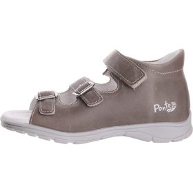 Ponte20 Szupinált Barnásszürke kisfiú szandál