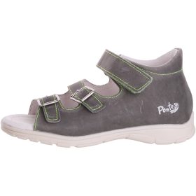 Ponte20 Supinált Zöldcérnás grafit kisfiú szandál