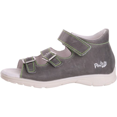 Ponte20 Supinált Zöldcérnás grafit kisfiú szandál