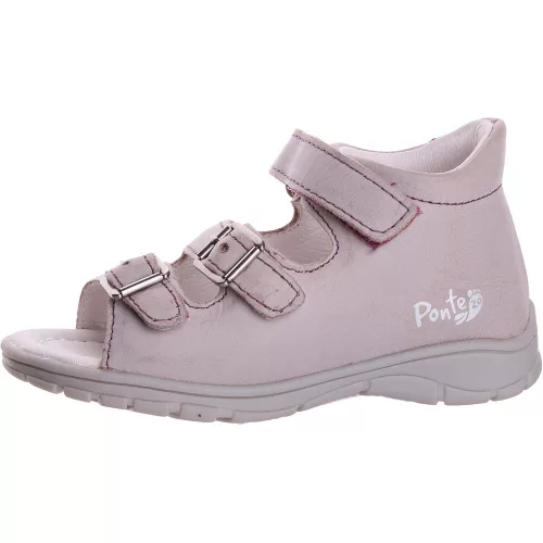 Ponte20 Szupinált Lilacérnás szürke kislány szandál