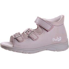 Ponte20 Szupinált Lilacérnás szürke kislány szandál