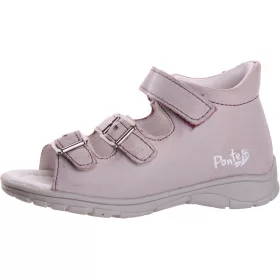 Ponte20 Szupinált Lilacérnás szürke kislány szandál