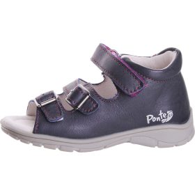   Ponte20 Szupinált Lilacérnás sötétkék kislány szandál