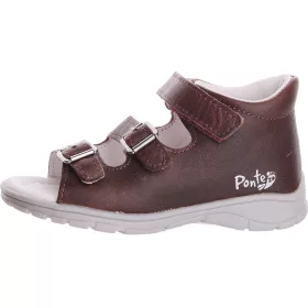 Ponte20 Szupinált Lilacérnás barna kislány szandál
