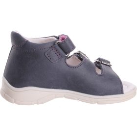 Ponte20 Szupinált Lilacérnás acélkék kislány szandál