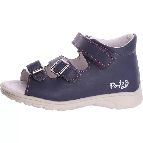 Ponte20 Szupinált Lilacérnás indigókék kislány szandál