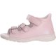 Ponte20 Supinált Babarózsaszín kislány szandál