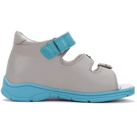 Ponte20 Szupinált Jegesmedvés szürke kisfiú szandál