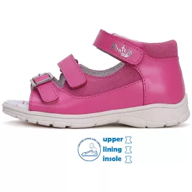 Ponte20 Szupinált Pink kislány szandál