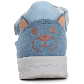   Ponte20 Szupinált Macis világoskék zártorrú pillekönnyű kisfiú szandál